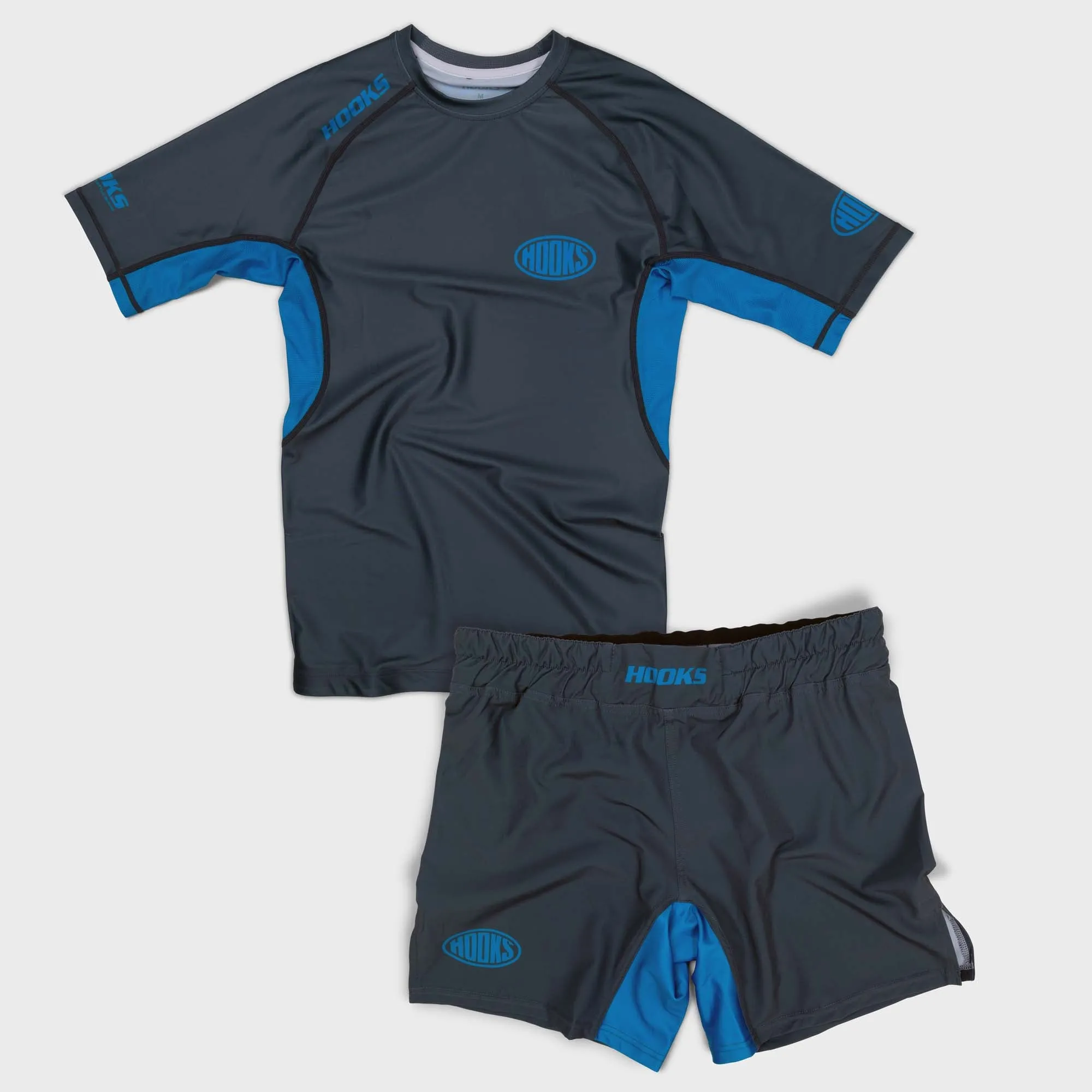 Hooks Fusion BJJ Grappling Shorts - Coal