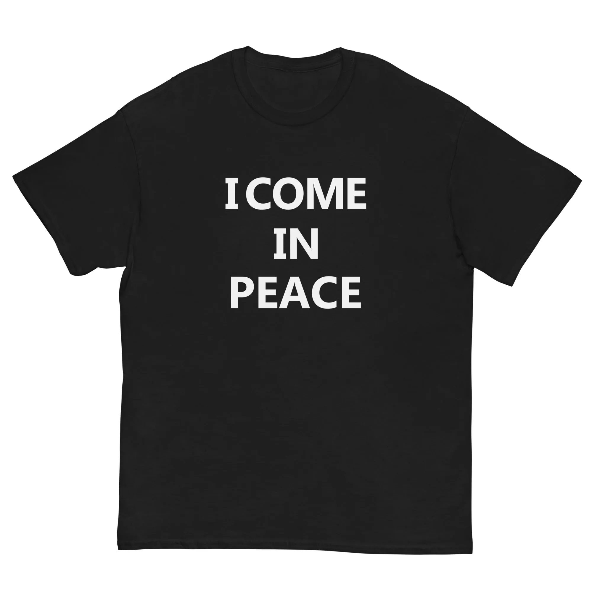 I Come in Peace & I'm Peace Couples Meme Shirts