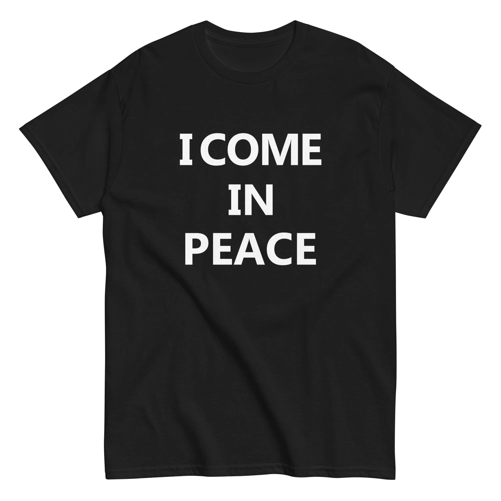 I Come in Peace & I'm Peace Couples Meme Shirts