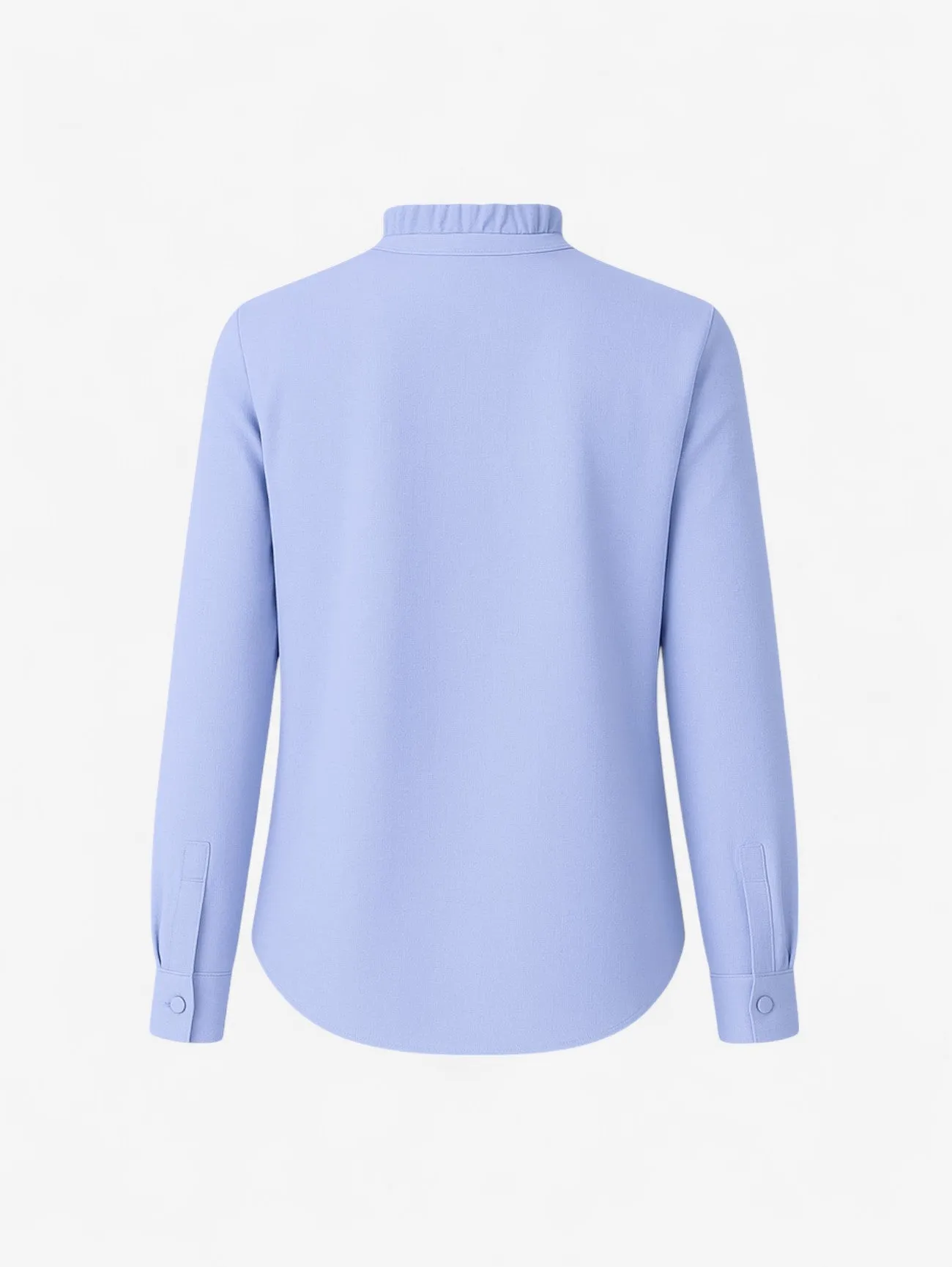 Jada | Women’s Ruffle Button Down Long Sleeve Blouse