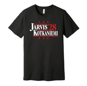 Jarvis & Kotkaniemi '28 - Carolina Political Campaign Parody T-Shirt - Hyper Than Hype Shirts