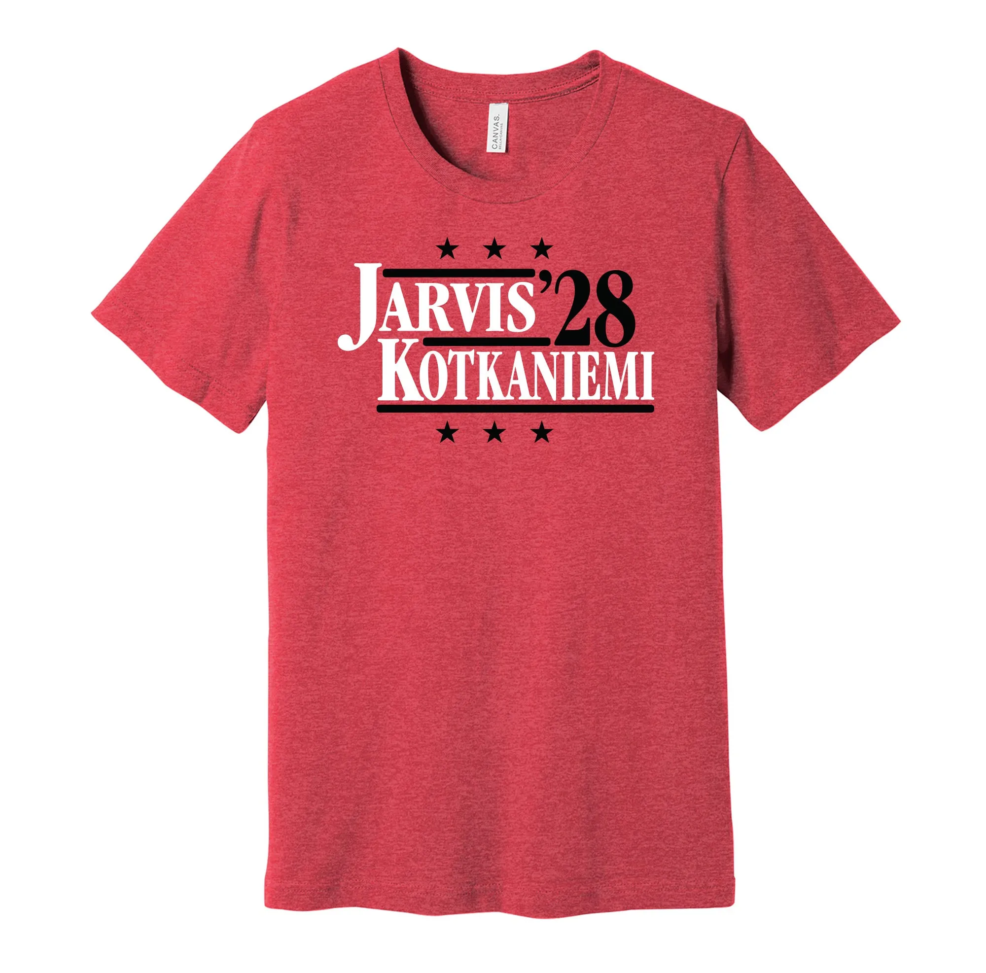 Jarvis & Kotkaniemi '28 - Carolina Political Campaign Parody T-Shirt - Hyper Than Hype Shirts