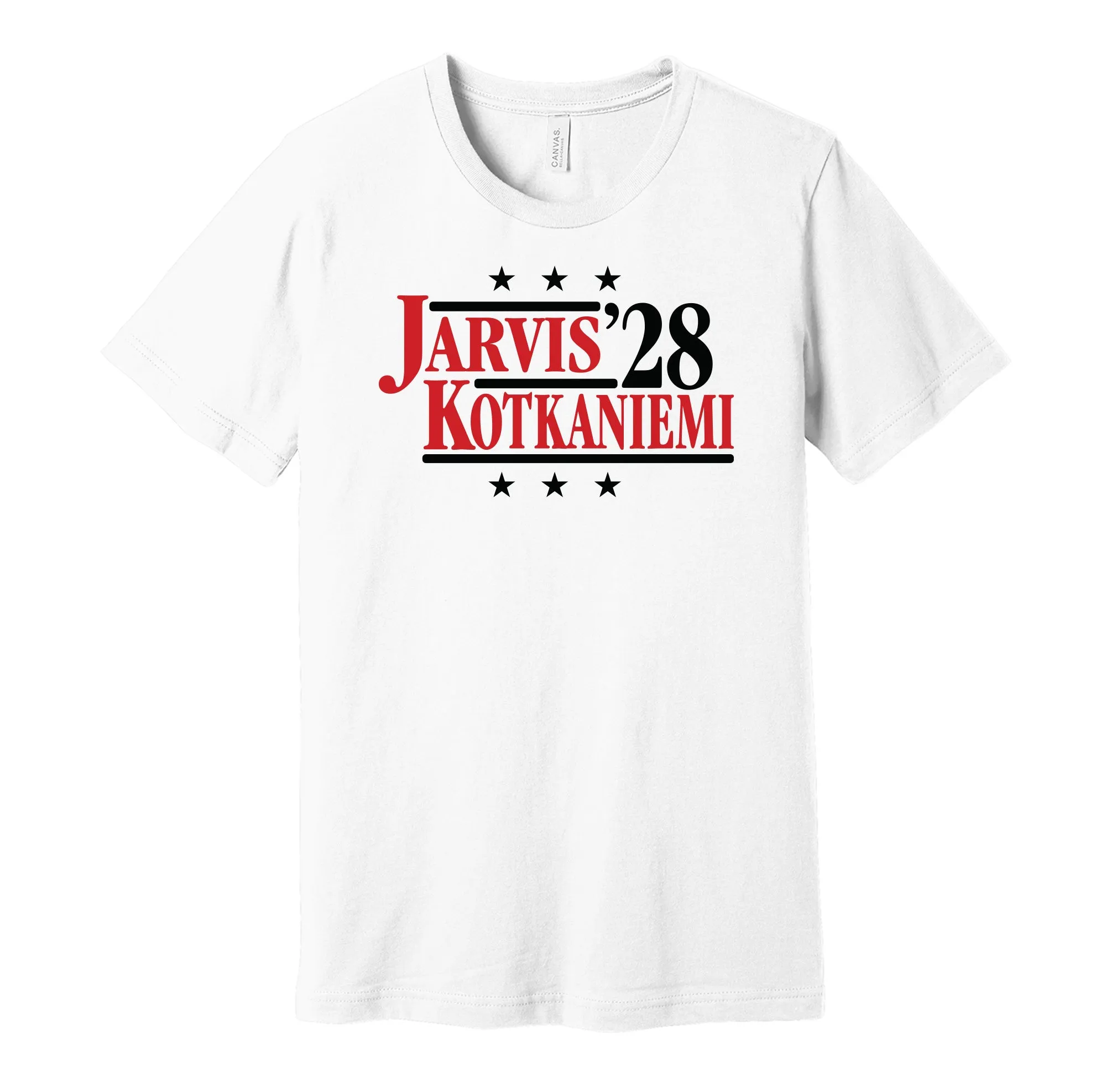 Jarvis & Kotkaniemi '28 - Carolina Political Campaign Parody T-Shirt - Hyper Than Hype Shirts