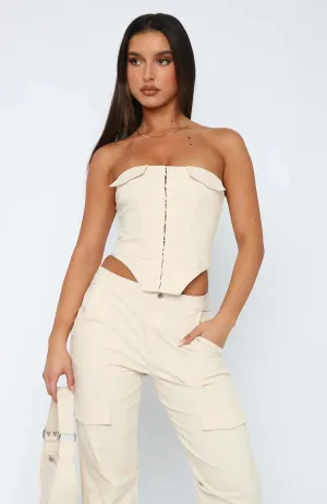Jessamine | Bustier Zipper Top