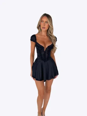 Jolie - Modern Flared Woman's Mini Dress