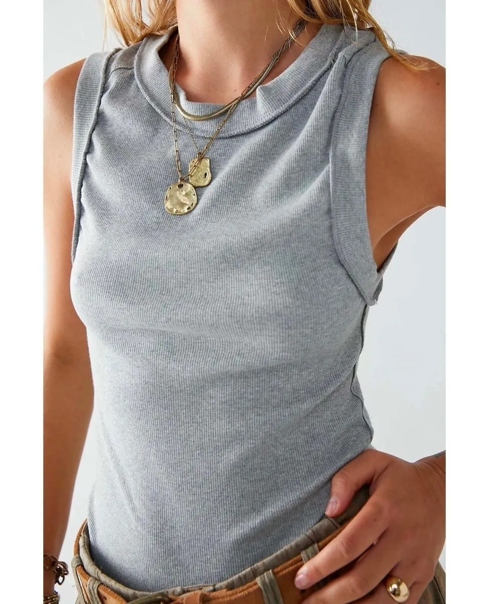 Kate Tank Heather Grey