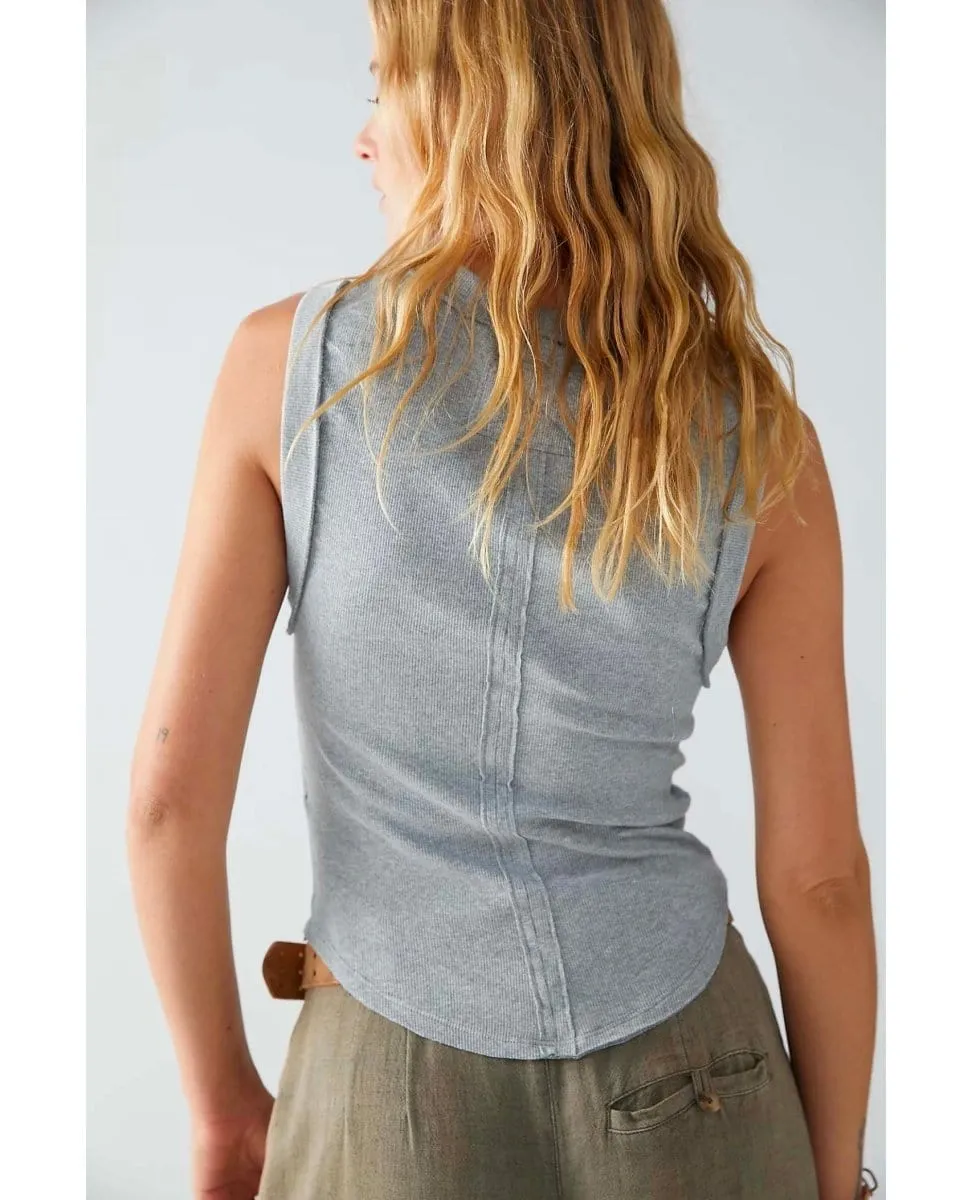 Kate Tank Heather Grey