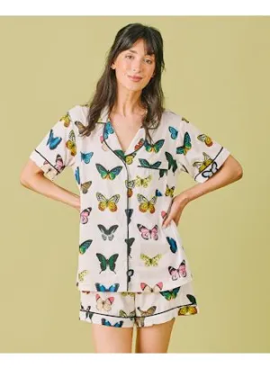 KATIE KIME Mariposa Pajama Shorts Set