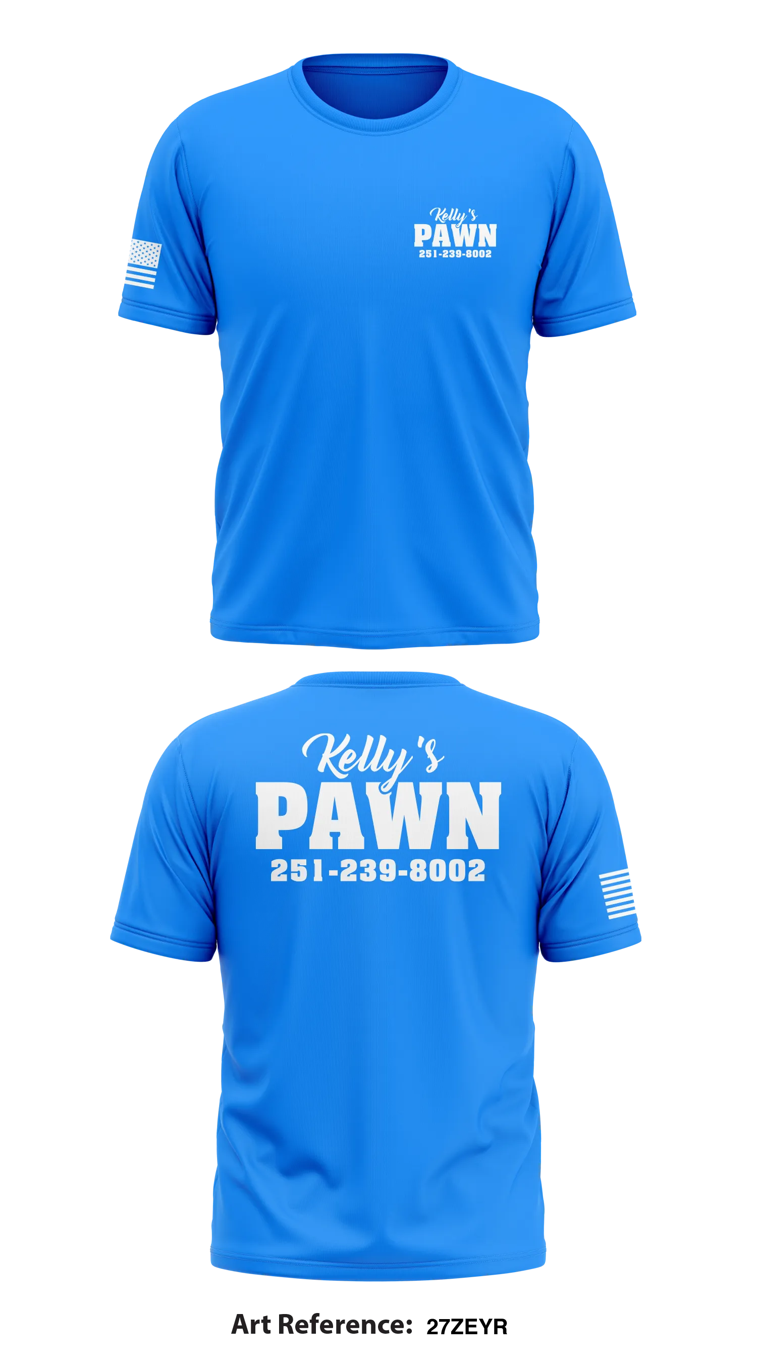 Kelly’s Pawn Store 1 Core Men's SS Performance Tee - 27ZEyR