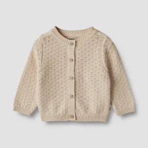 Knit Cardigan Magnella in Sandshell-Baby Girl