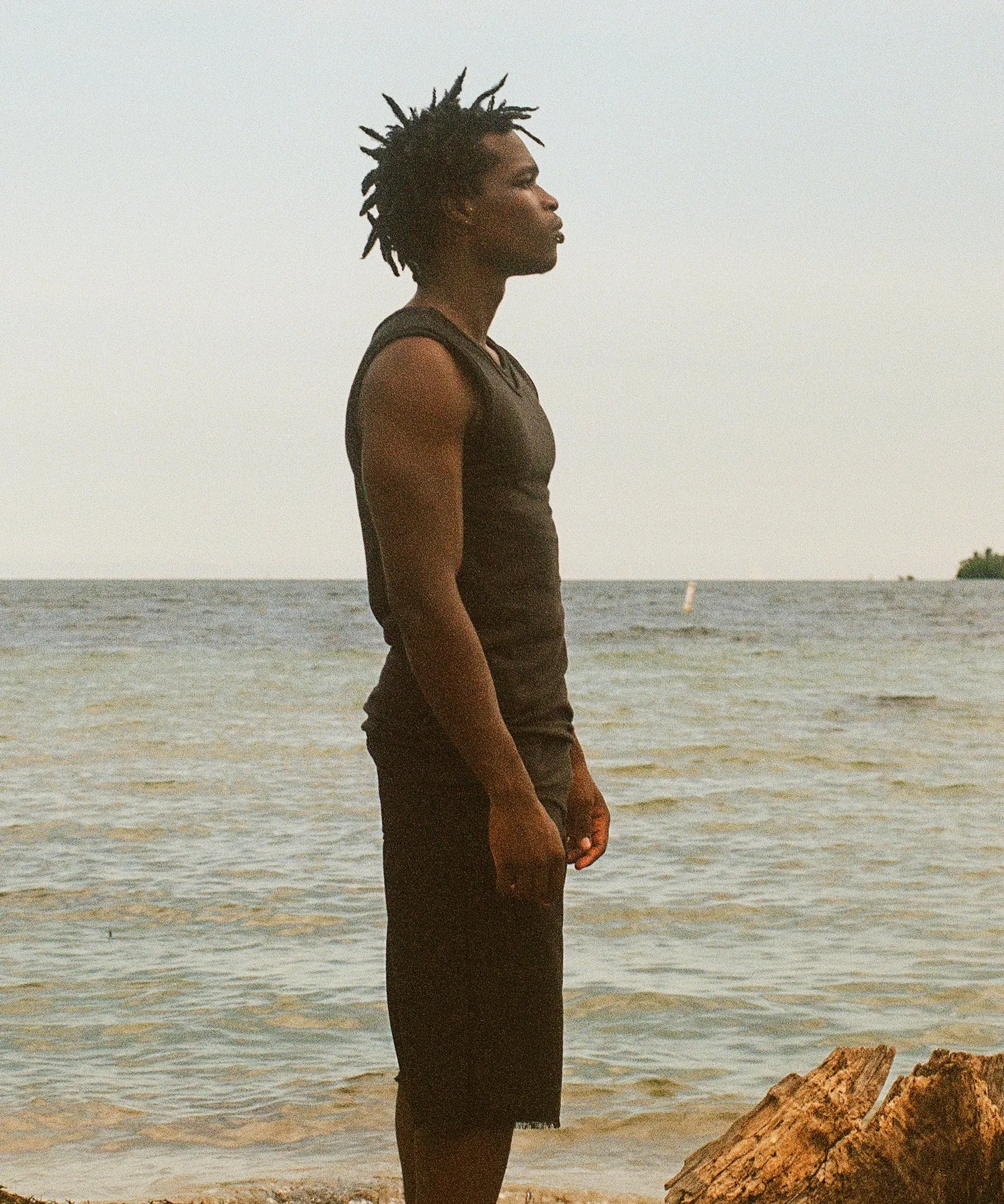 LAYERED TANK, BLACK