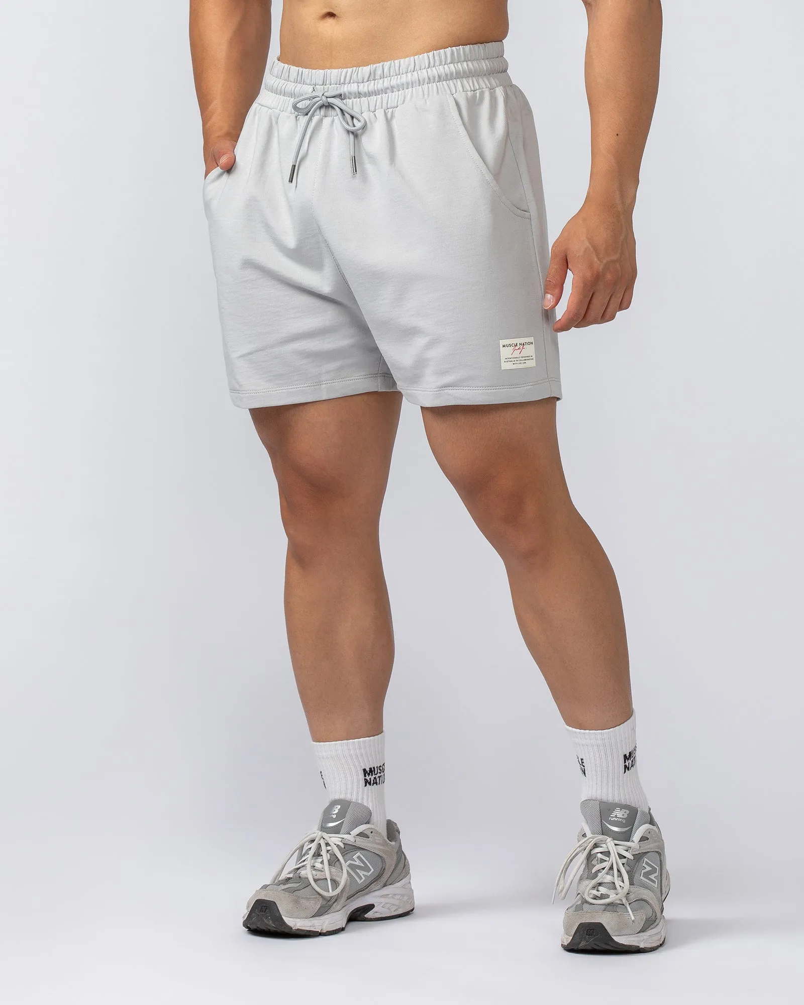 Lee Lem Loopback Shorts -  Ice Grey