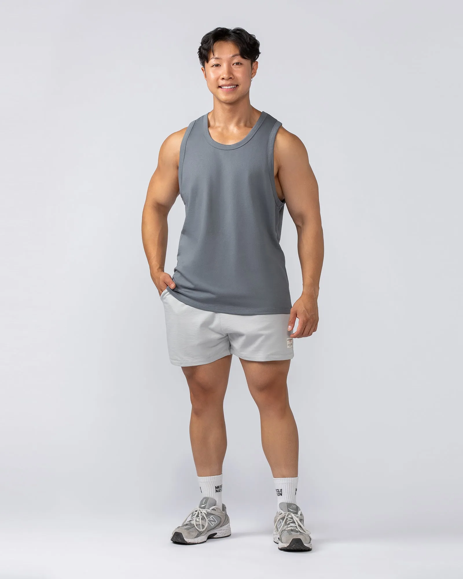 Lee Lem Loopback Shorts -  Ice Grey