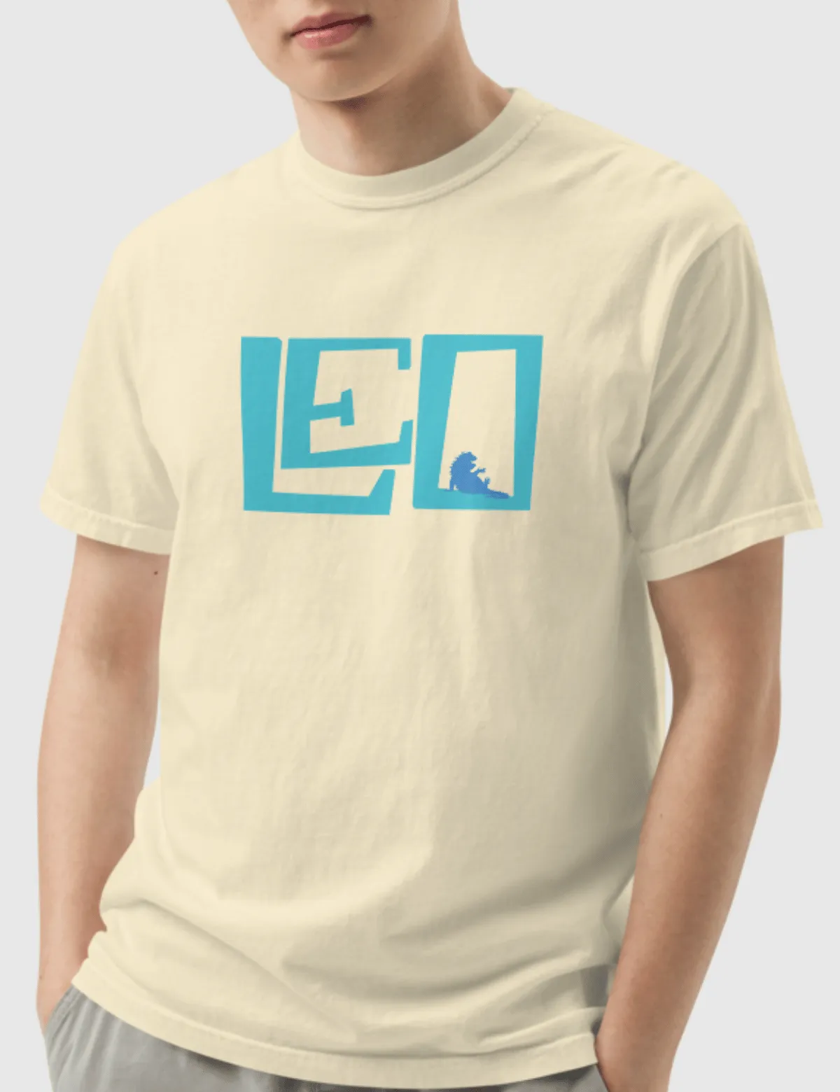 Leo Unisex Logo T-Shirt [Tan]