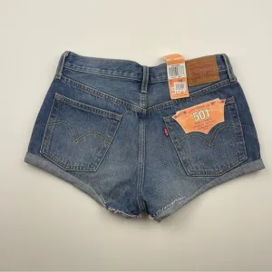 Levi’s 501 High Rise Cutoff Fit Shorts Size 28 NWT