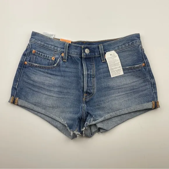 Levi’s 501 High Rise Cutoff Fit Shorts Size 28 NWT