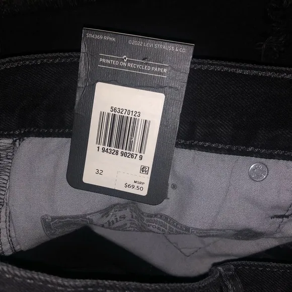 Levi’s® 501® Original Fit High Rise Shorts in Black