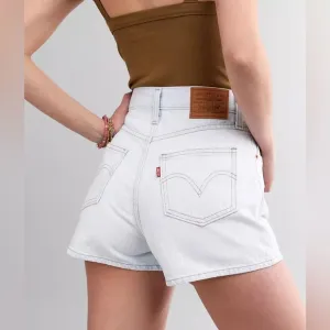 LEVI’s PREMIUM Wide-leg High-Rise Shorts