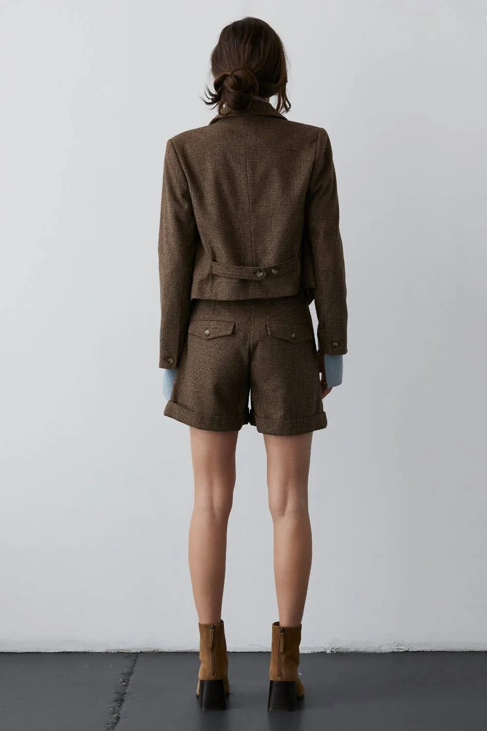 Lexie Houndstooth Shorts