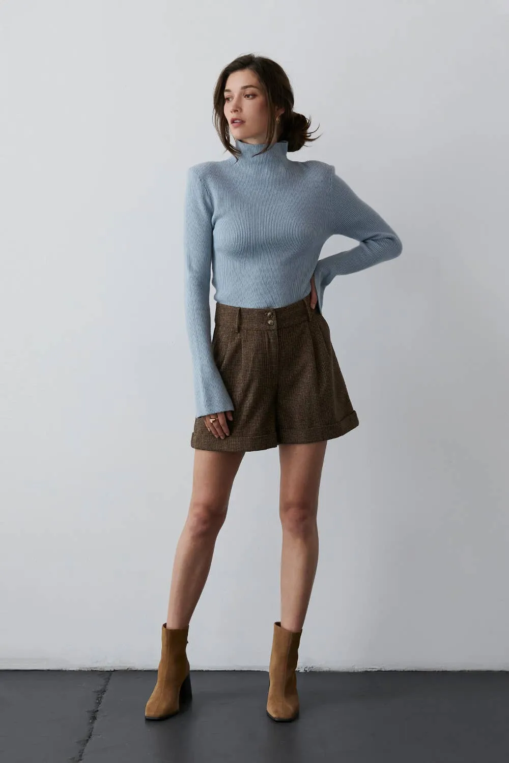 Lexie Houndstooth Shorts