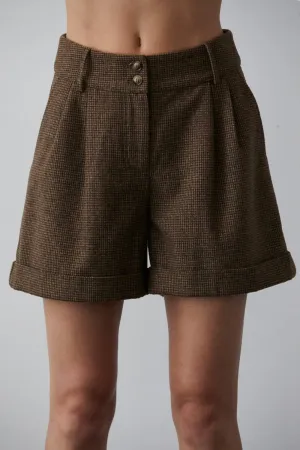 Lexie Houndstooth Shorts