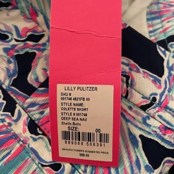 Lilly Pulitzer Collette Shells Bells Skort