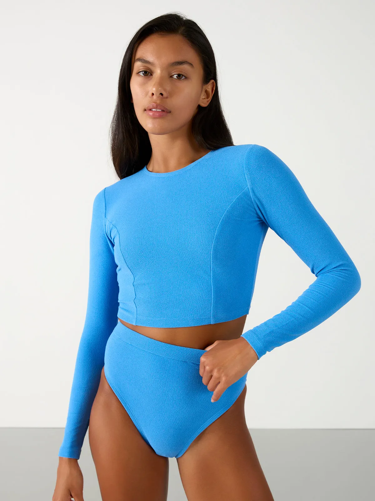 Long Sleeve Ocean Rash Vest | Ice
