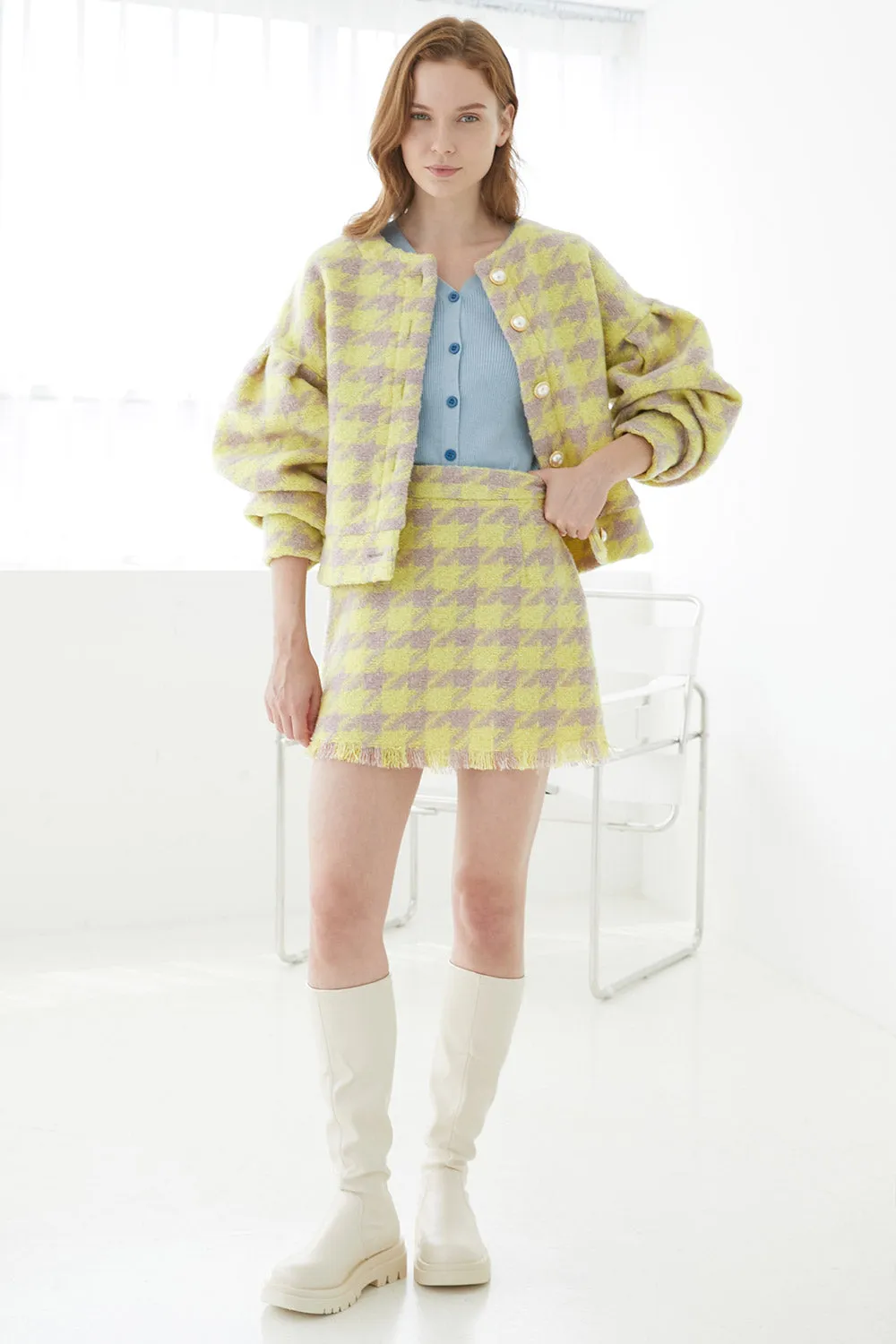 Lori Houndstooth 2 Piece Set