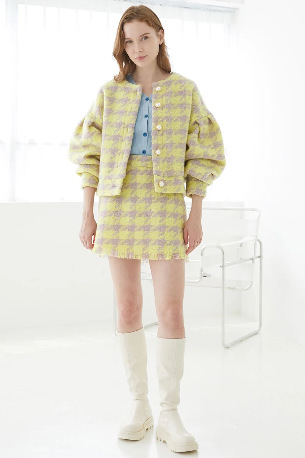 Lori Houndstooth 2 Piece Set