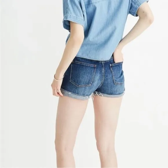 Madewell High-Rise Denim Shorts in GlenoaksWash: Cutoff Edition 26