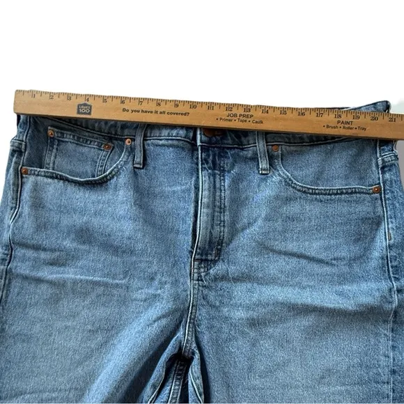 Madewell High-Rise Mid-Length Denim Shorts TENCEL™ Lyocell Edition Plus Size 22W
