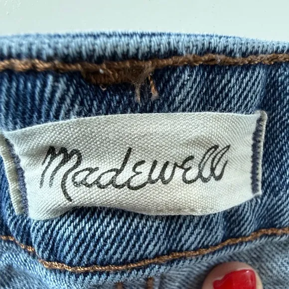 Madewell High-Rise Mid-Length Denim Shorts TENCEL™ Lyocell Edition Plus Size 22W