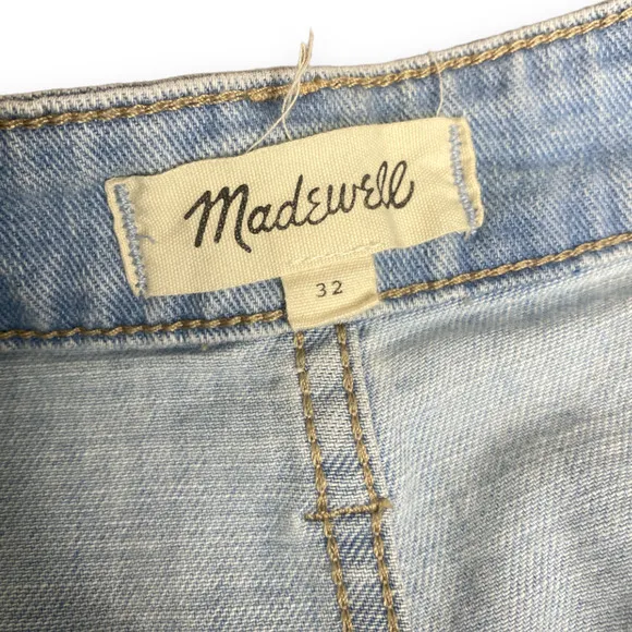 Madewell High Rise Rosewell Wash Emmett Jean Shorts Size 32