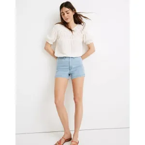 Madewell High Rise Rosewell Wash Emmett Jean Shorts Size 32