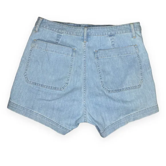 Madewell High Rise Rosewell Wash Emmett Jean Shorts Size 32