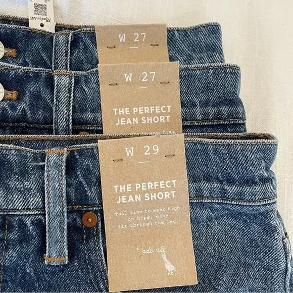Madewell The Perfect Jean Short Burnett