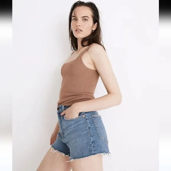 Madewell The Perfect Jean Shorts in Ellacott Wash Size 32