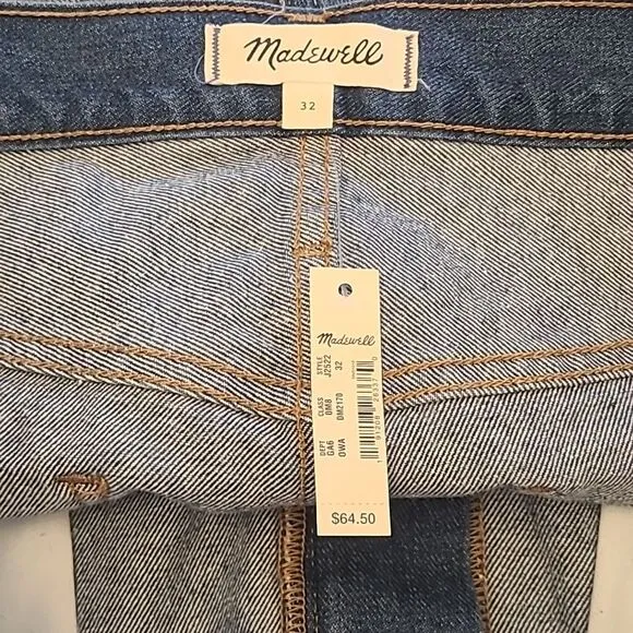 Madewell The Perfect Jean Shorts in Ellacott Wash Size 32