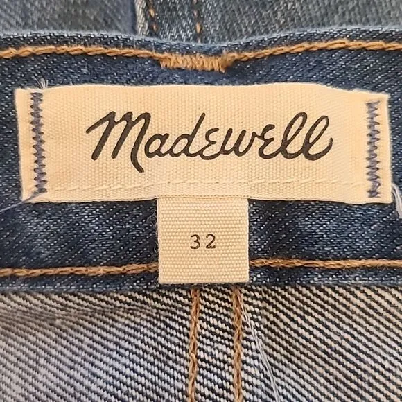 Madewell The Perfect Jean Shorts in Ellacott Wash Size 32