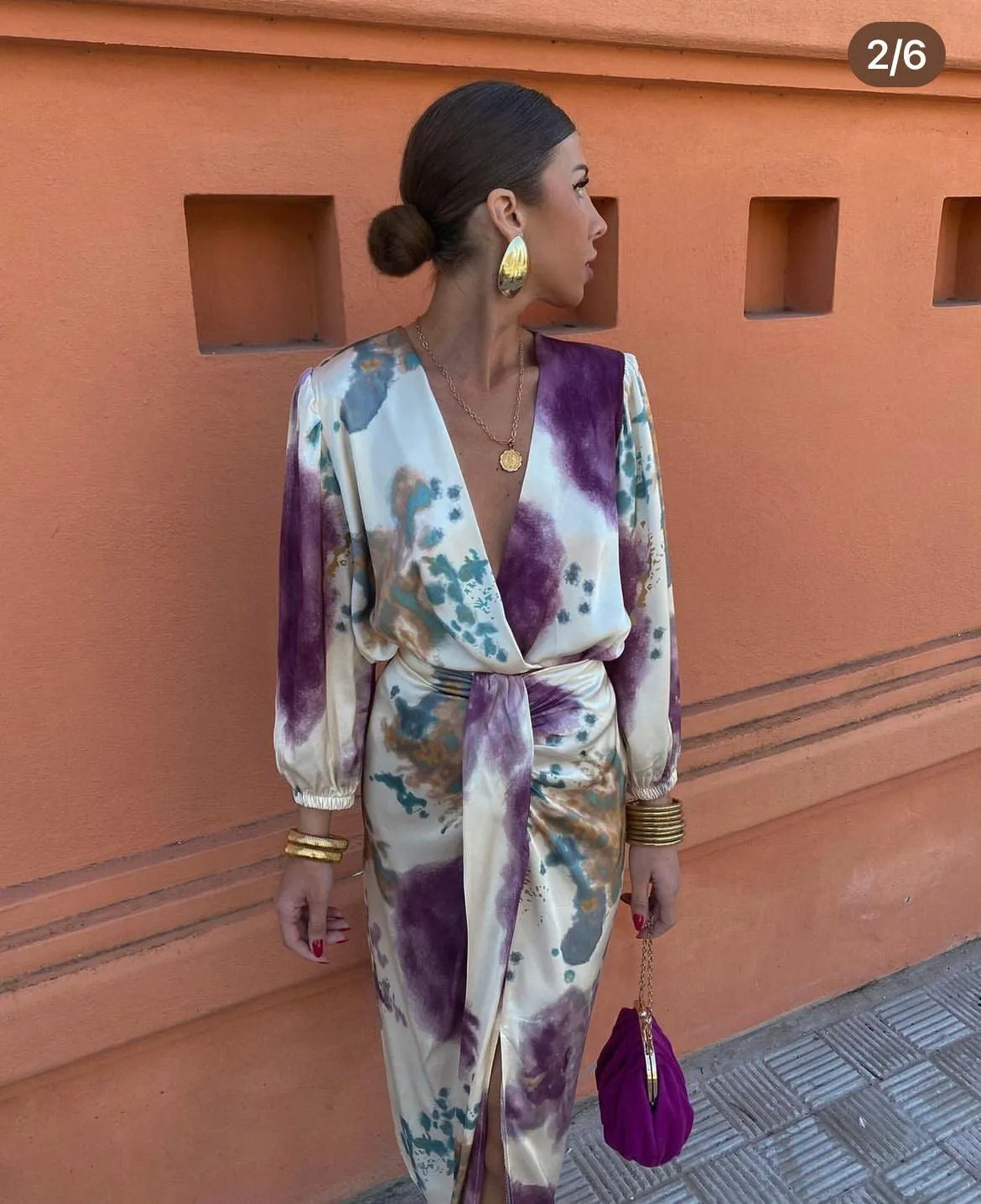 Maribel® | Elegant V-neck dress