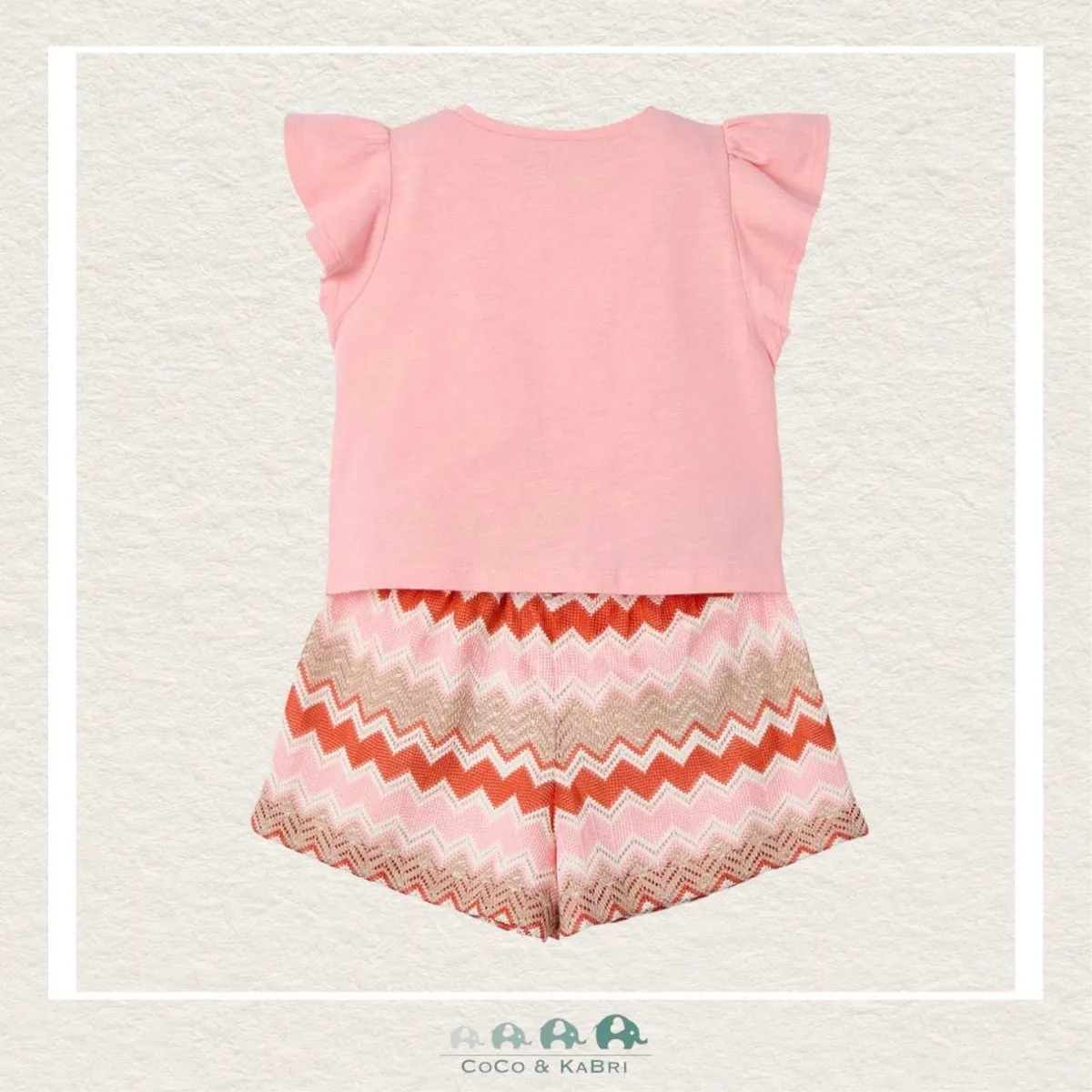 Mayoral Girls' Two Piece Outfit - Knit Shorts