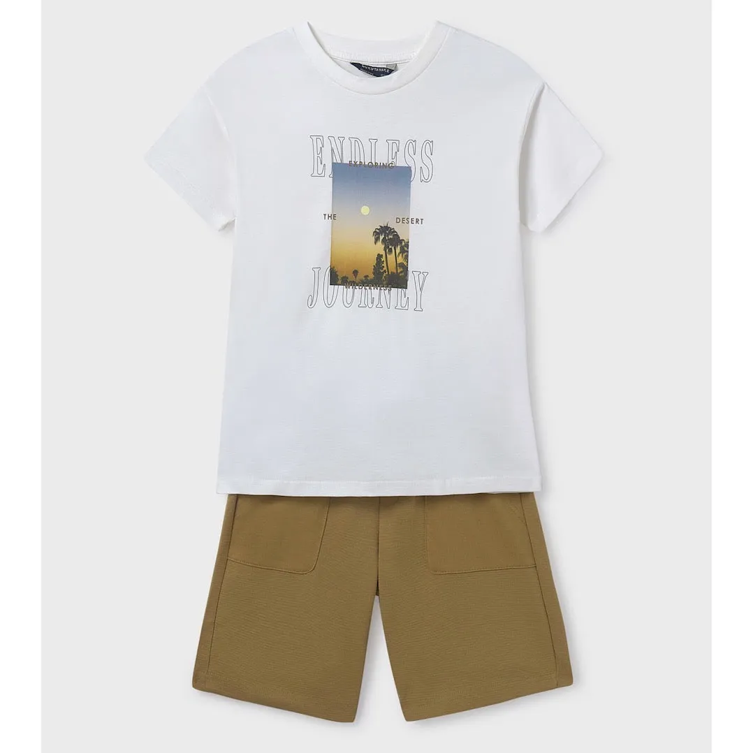 Mayoral Older Boys Shorts Set 6679