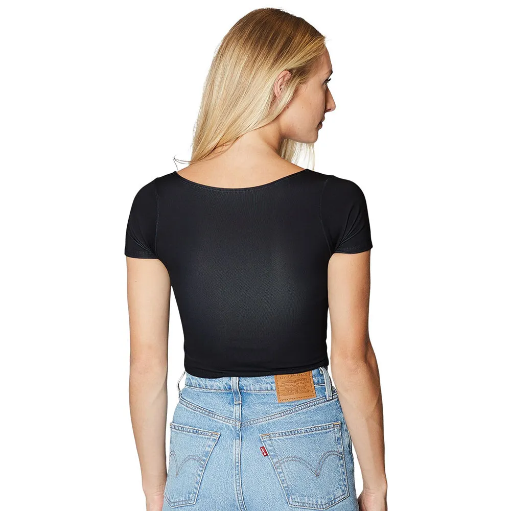 Miami University Black Babydoll Tee