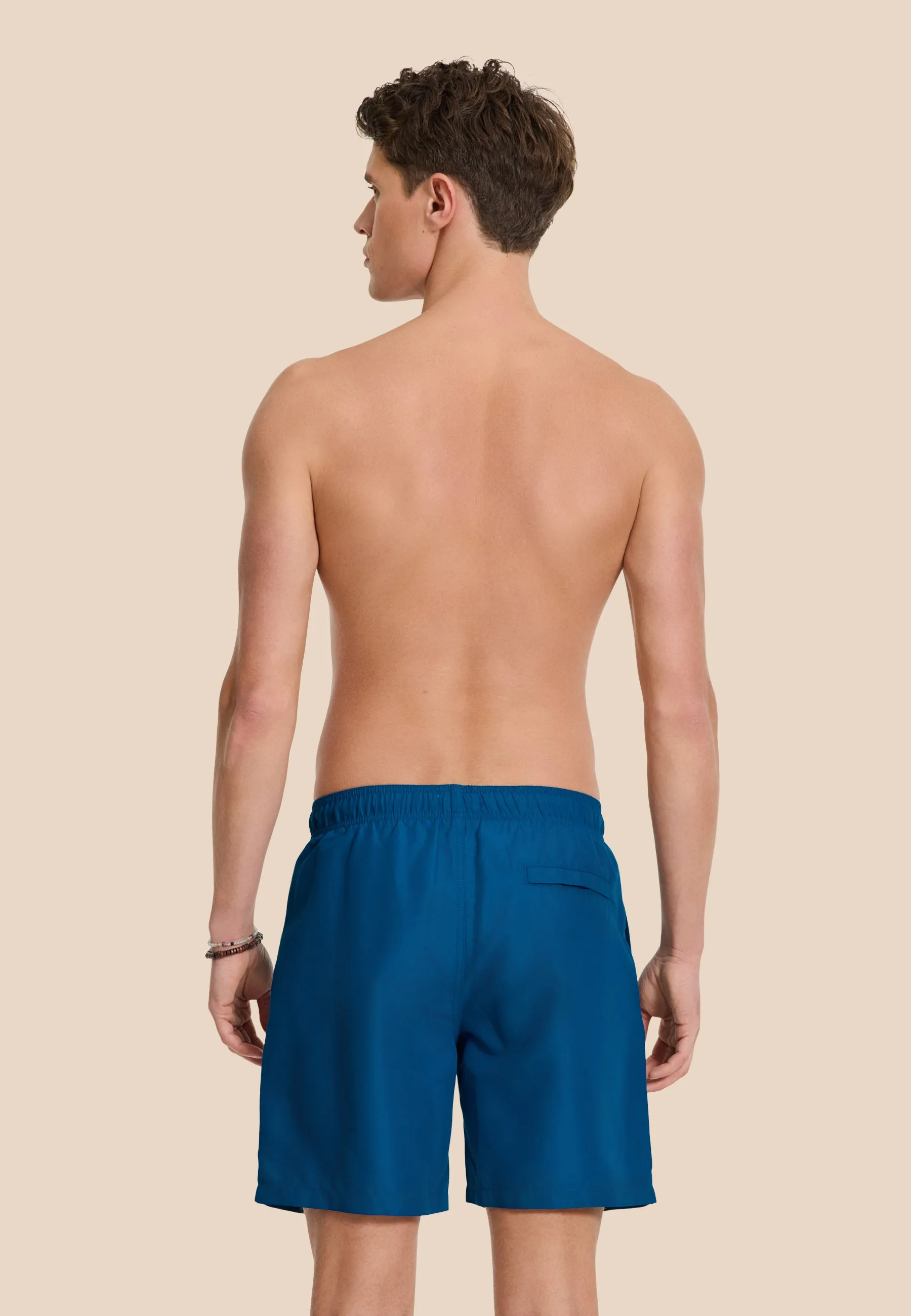 MIKE swim shorts solid | blue ocean