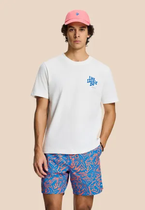 MIKE swim shorts starfish | blue azure