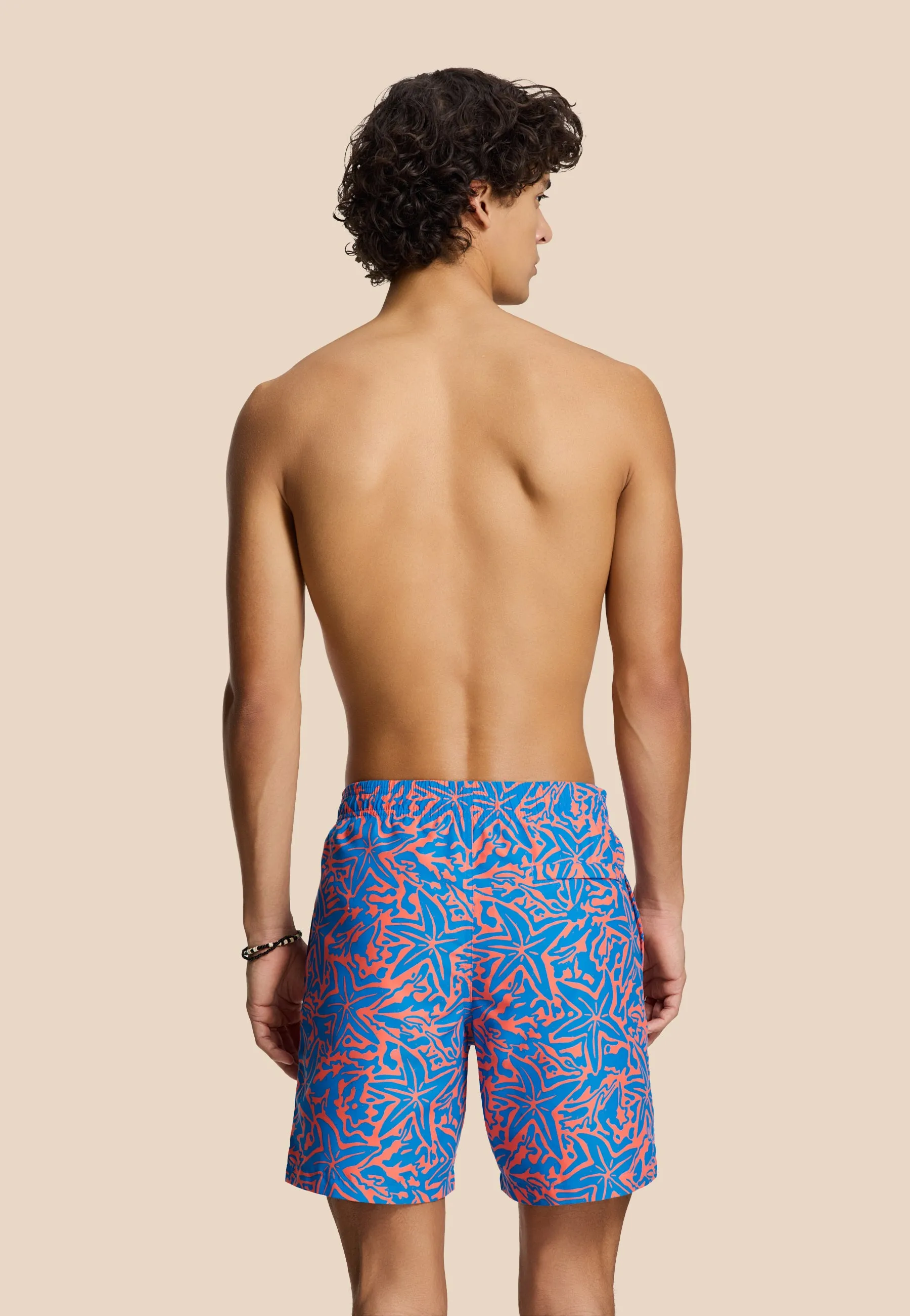 MIKE swim shorts starfish | blue azure