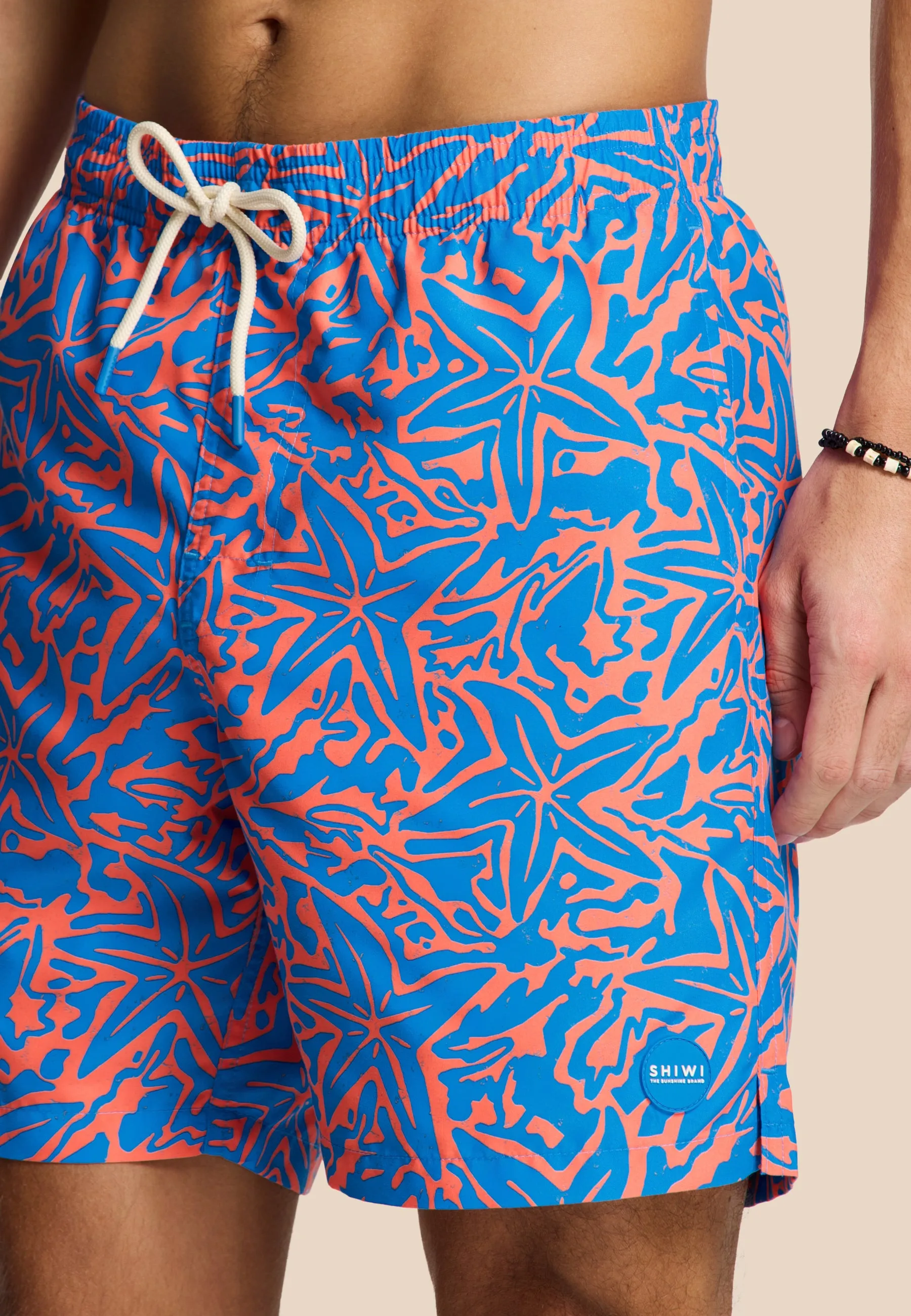 MIKE swim shorts starfish | blue azure