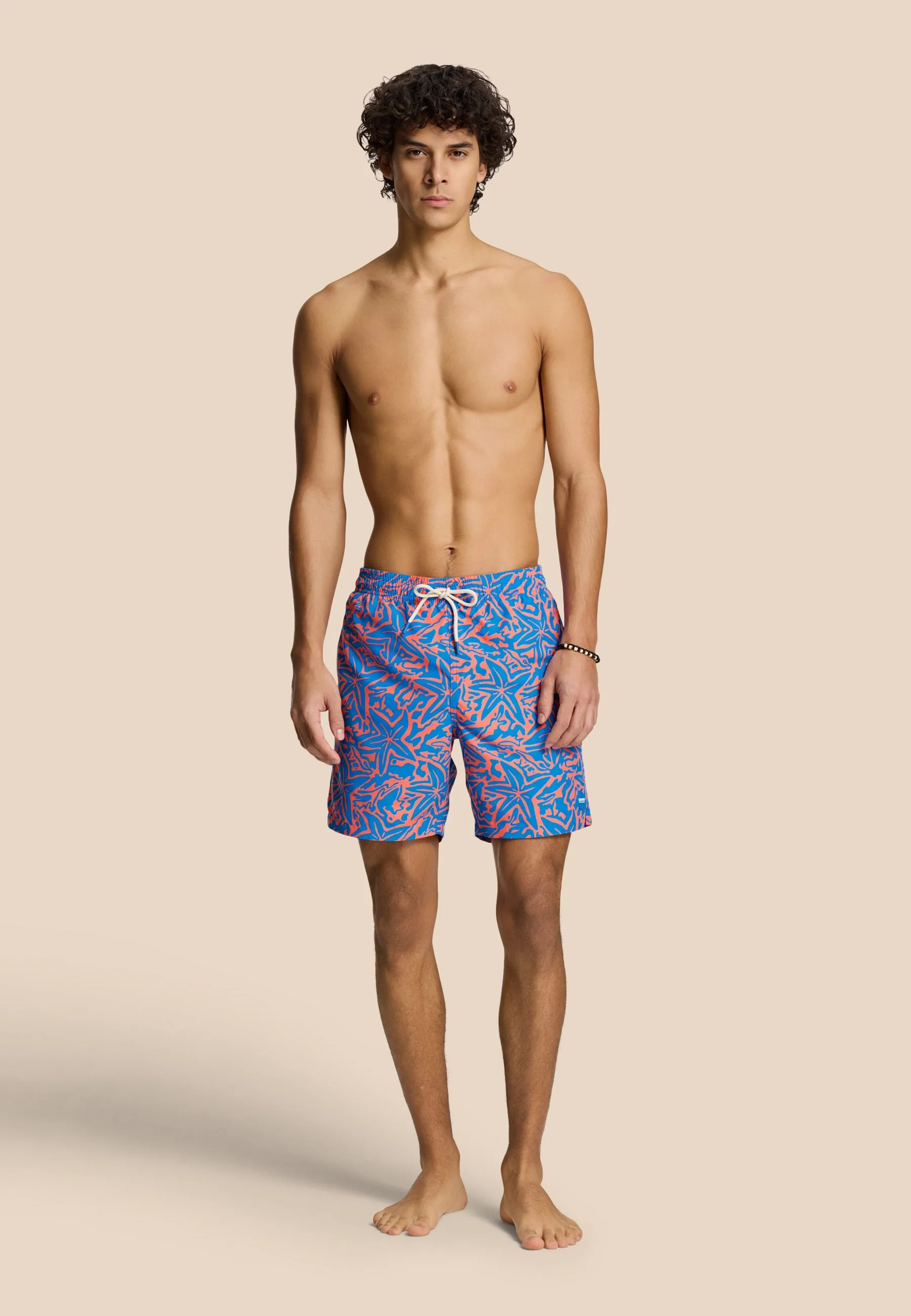 MIKE swim shorts starfish | blue azure