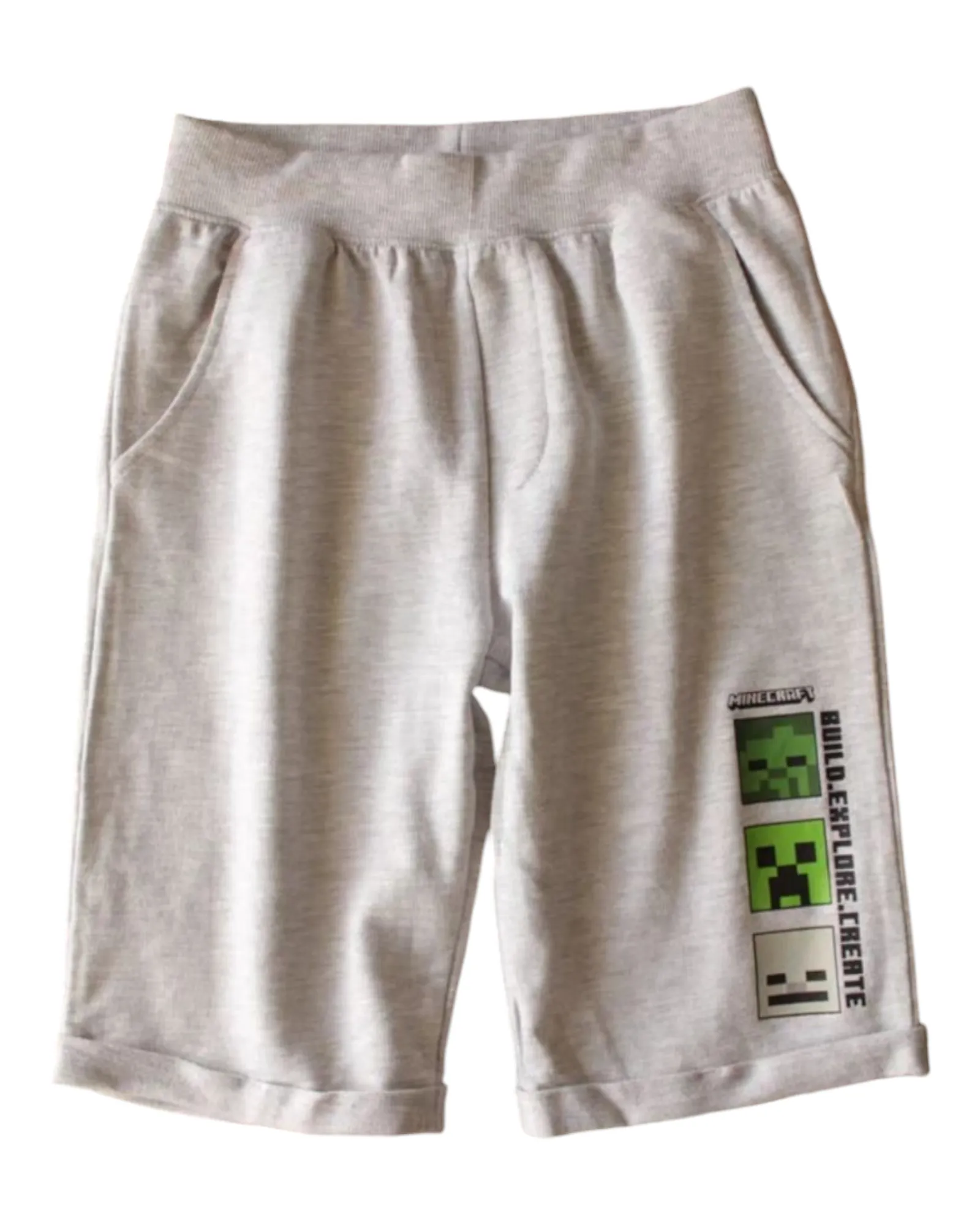 Minecraft Patterned Boys' Shorts
