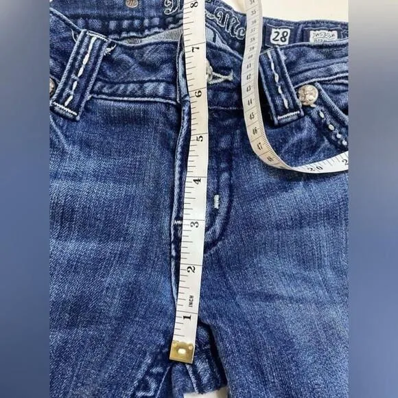 Miss Me - Rhinestone embellished Bermuda shorts